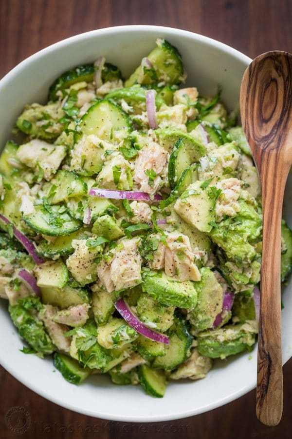 Avocado Tuna Salad Recipe.