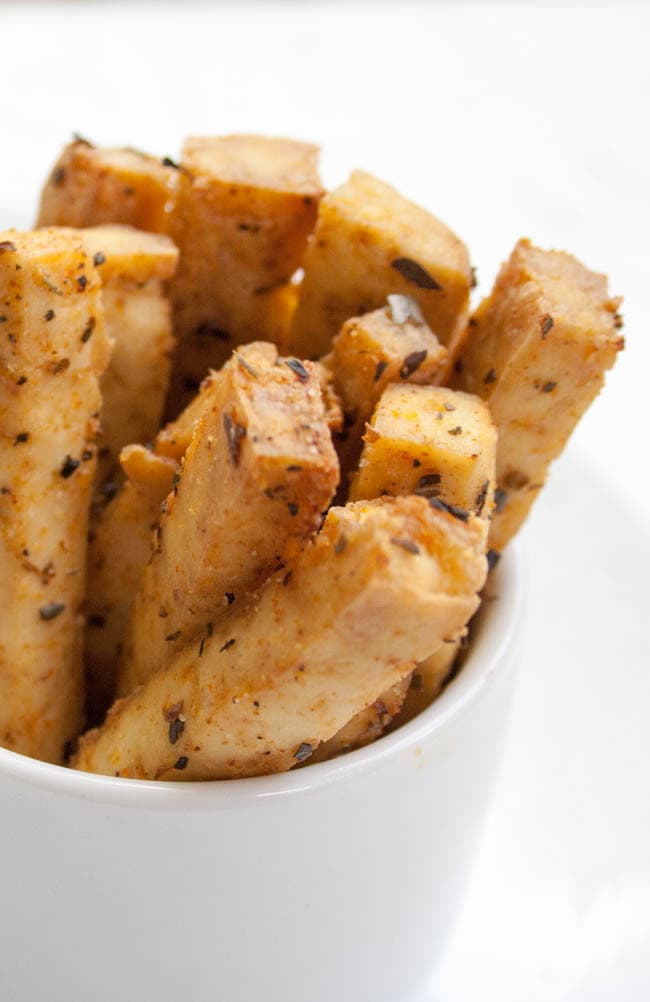 BAKED TOFU FRIES BY CREATE MINDFULLY