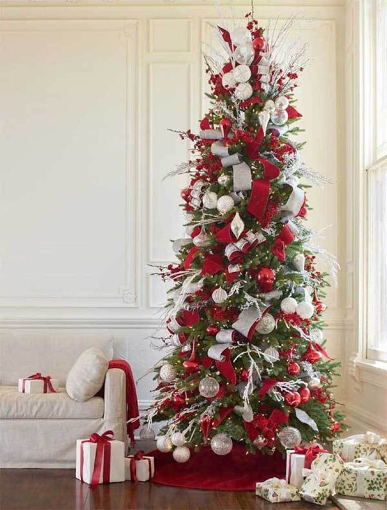 Brad Schmidt’s Red White and Sparkle Christmas Tree.
