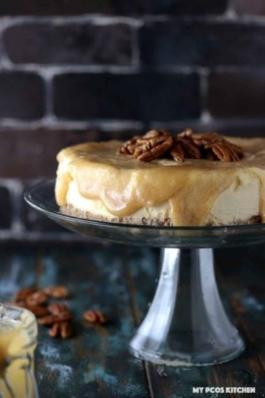 Caramel Cheesecake by My PCOS Kitchen
