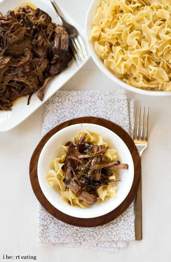 Crockpot Balsamic Beef from I Heart Eating