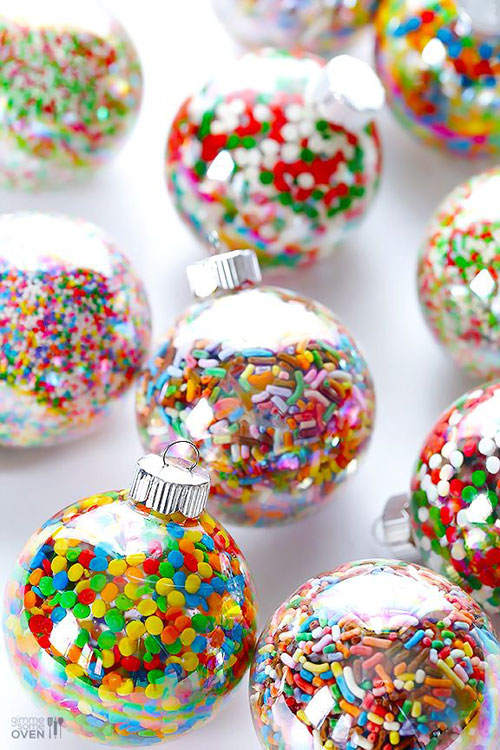 DIY Sprinkles Ornament via Gimme Some Oven