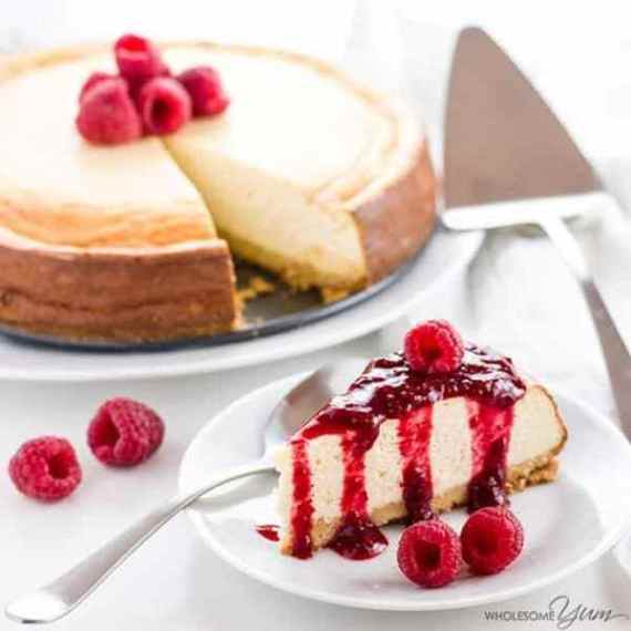 Keto Cheesecake by Wholesome Yum