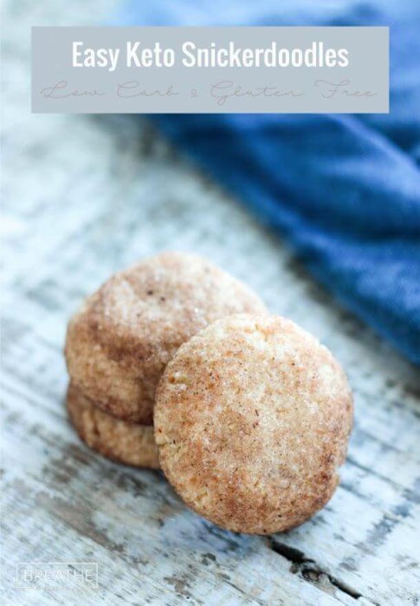 Low Carb Snickerdoodles.