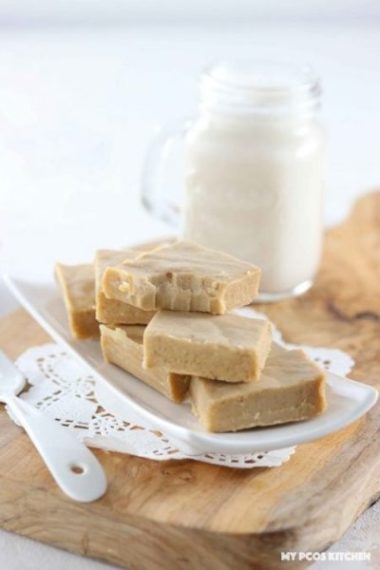 Maple Fudge by My PCOS Kitchen