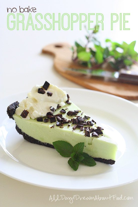 No Bake Grasshopper Pie – All Day I Dream About Food