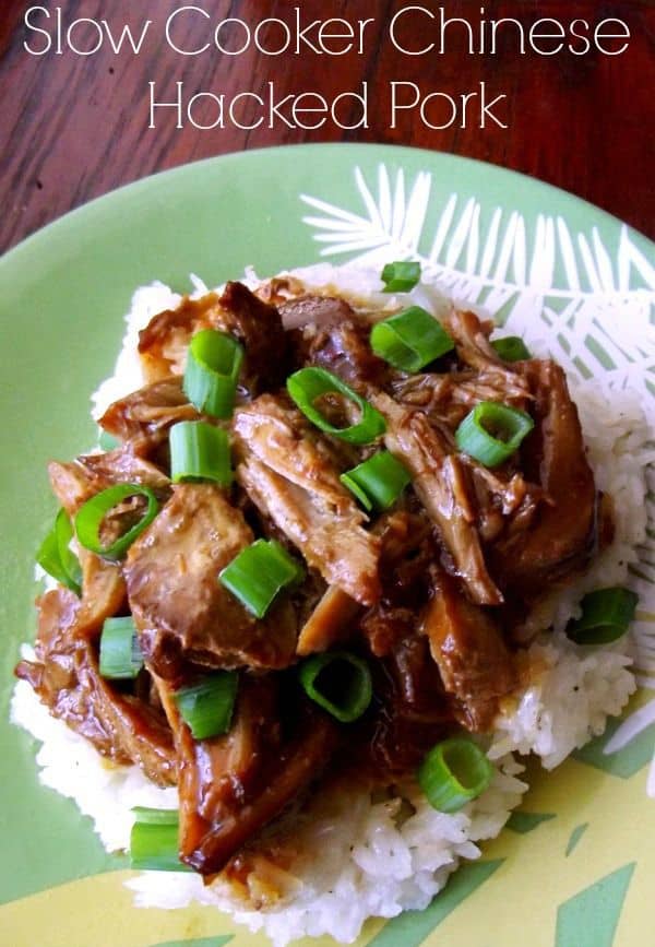 Slow Cooker Chinese Hacked Pork from Life With the Crust Cut Off
