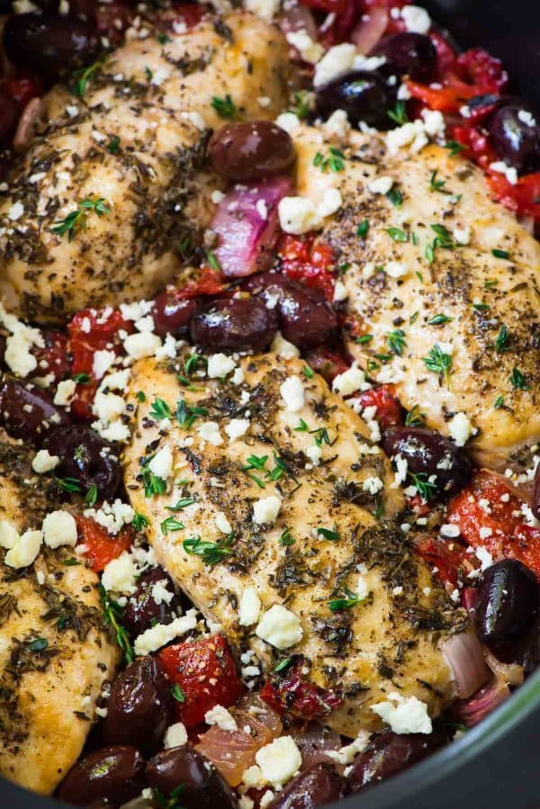Slow Cooker Greek Chicken from Well Plated