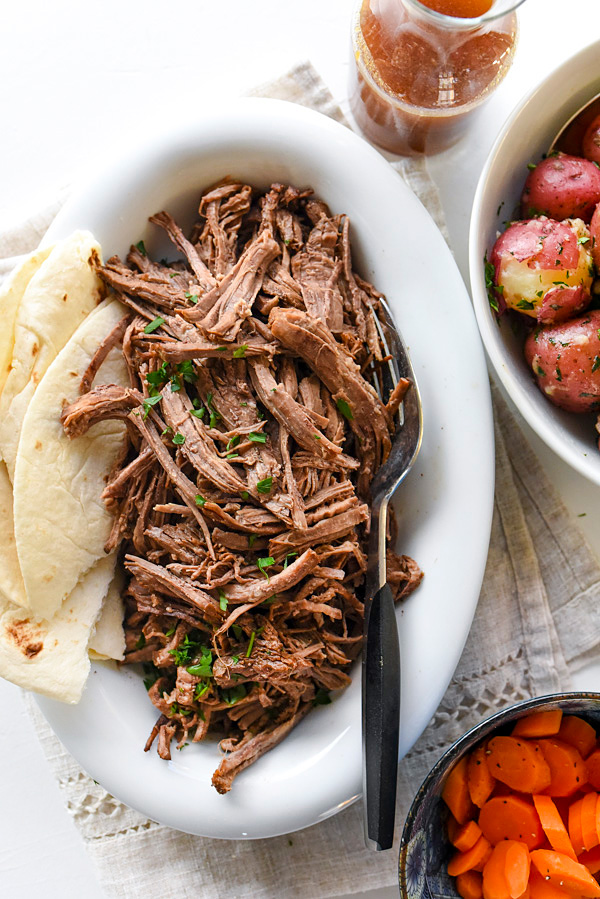 Slow Cooker Mexican Pot Roast from FoodieCrush