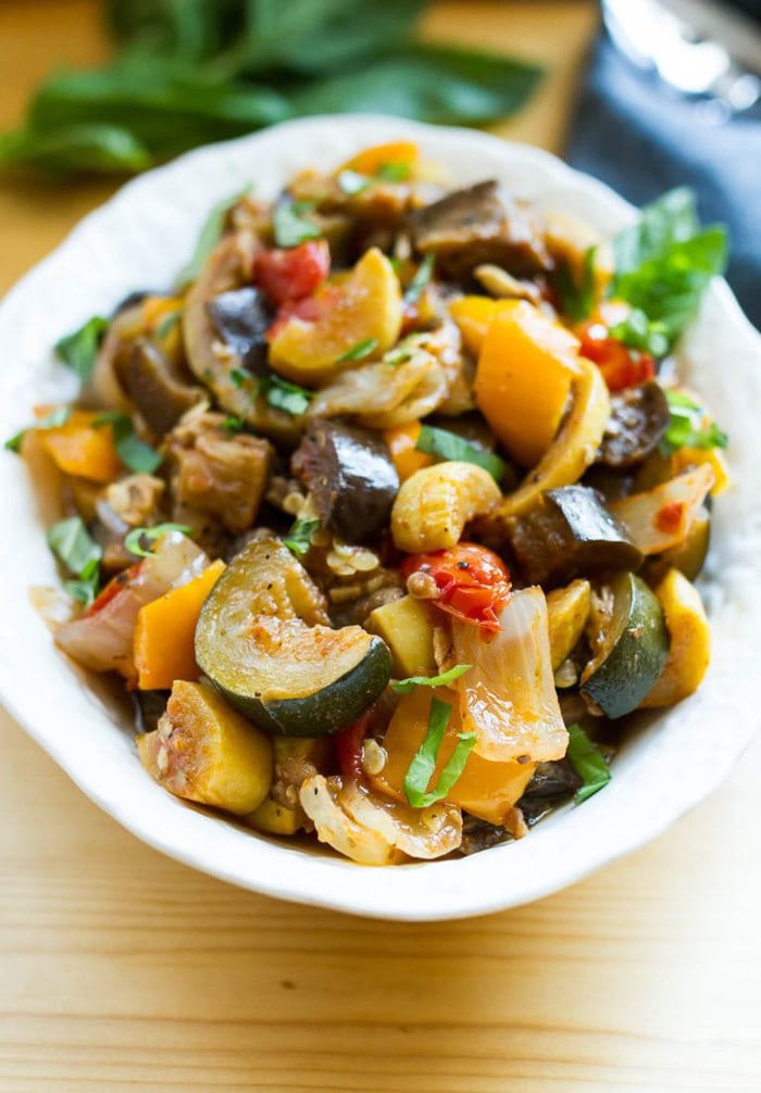 Slow Cooker Ratatouille from Eating Bird Food