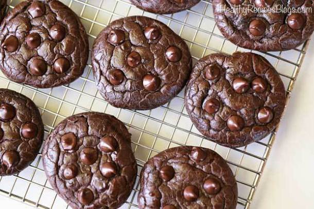 Soft & Chewy Keto Chocolate Cookies.