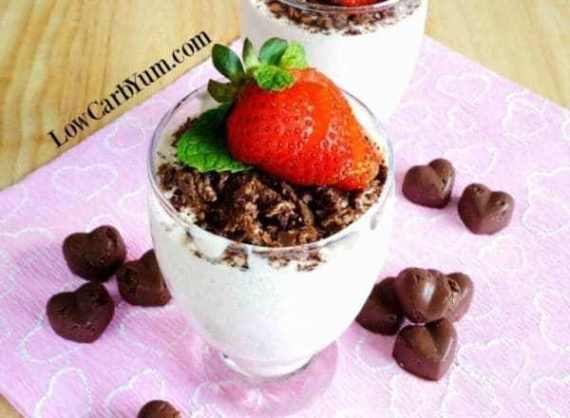 Strawberry Fluff Dessert by Low Carb Yum