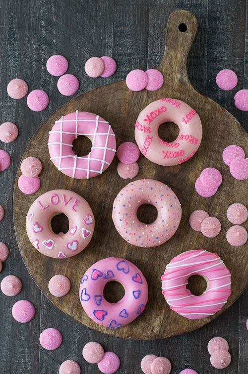 Valentine’s Day Donuts via The First Year