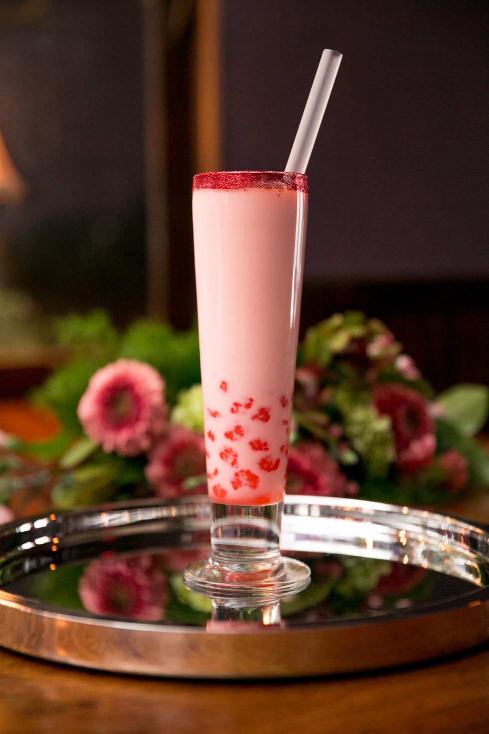 BITTERSWEET BOBA COCKTAIL. Valentine’s Day cocktails