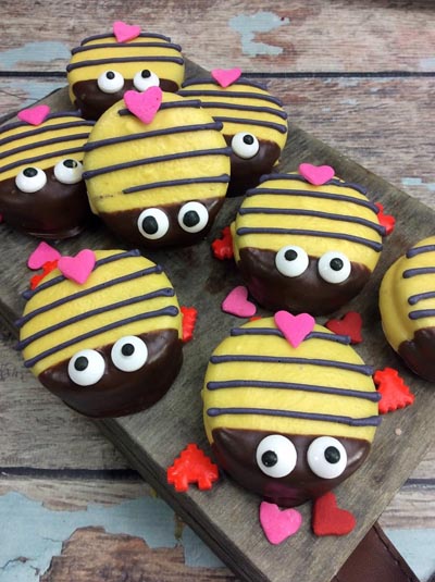 BumbleBee Mine Valentine’s Day Cookies.