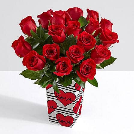 Classic Red Rose Bouquet.