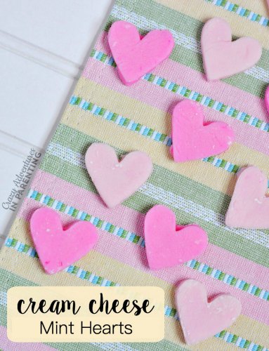Cream Cheese Mint Hearts from Crazy Adventures in Parenting
