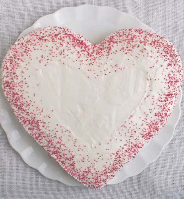 DIY Heart Cake.