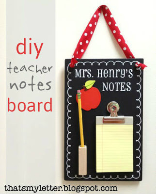 DIY Teacher Notes Board