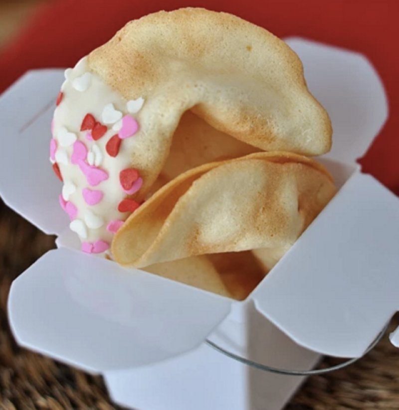 Homemade Fortune Cookies.