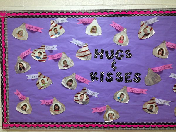 Hugs and Kisses Bulletin Board.