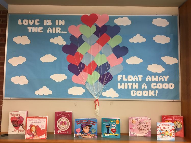 Love this for a Valentine's Day bulletin board or door decoration!