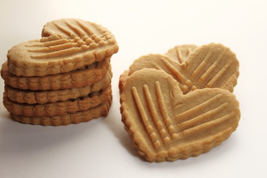 Peanut Butter Cookie Hearts from Created By Diane