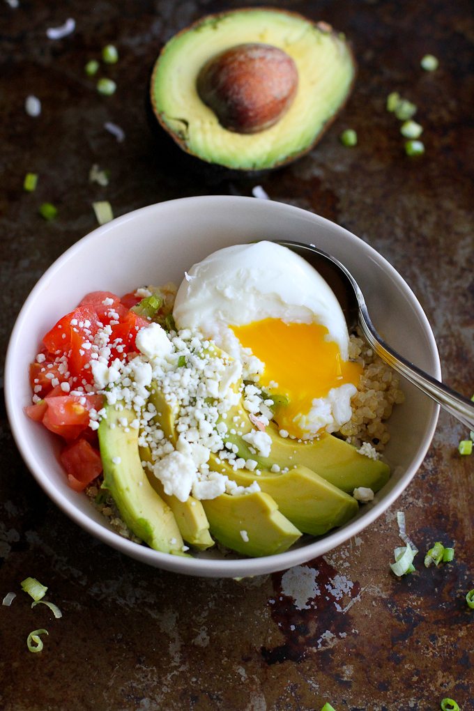 Quinoa Avocado Breakfast Bowl from Cookin’ Canuck