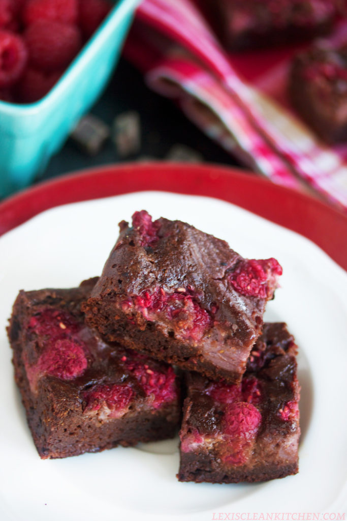 Raspberry Swirl Brownies from Lexi’s Clean Kitchen