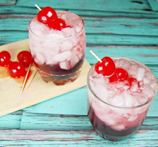 Skinny Cherry Bomb Cocktail Recipe.