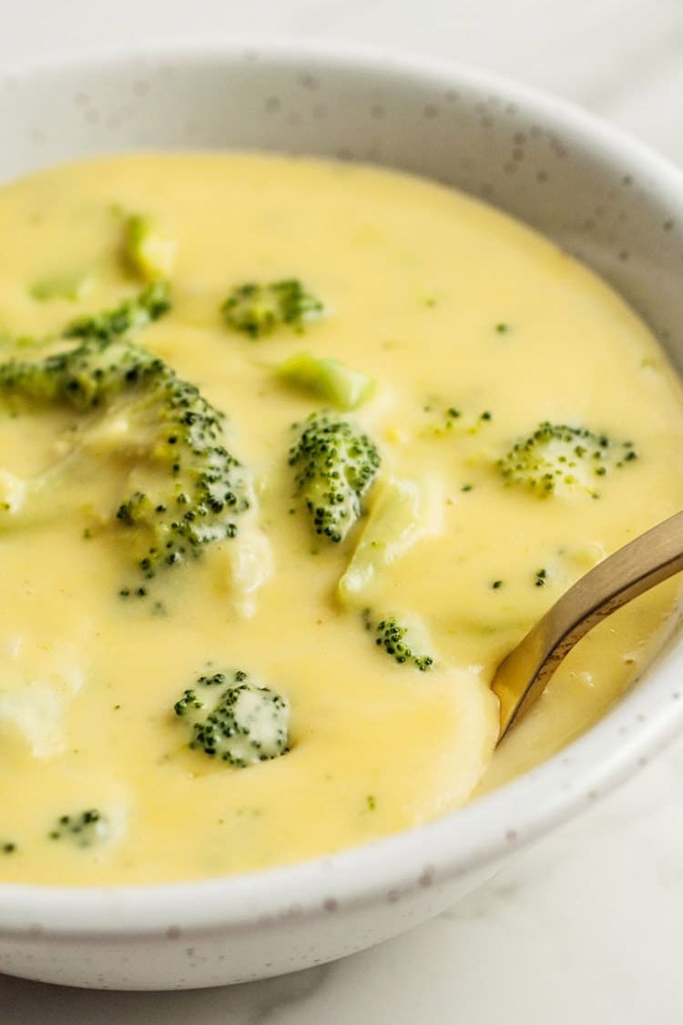 Slow-Cooker Broccoli Cheddar Soup.