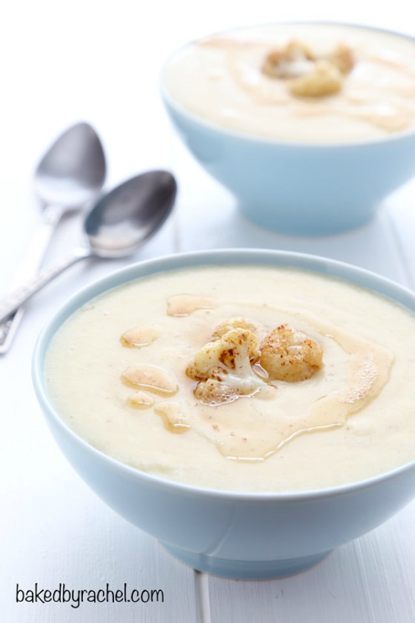 Slow Cooker Cauliflower & Potato Soup from Baked by Rachel