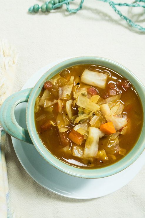 Slow-Cooker Spicy Cabbage Soup.