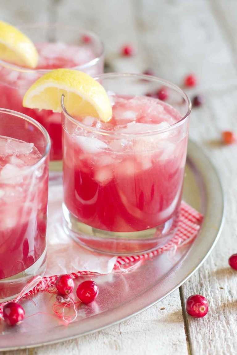 Sparkling Cranberry Punch.