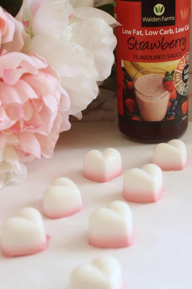 Sugar-Free Strawberries and Cream Gummies from Her Nourished