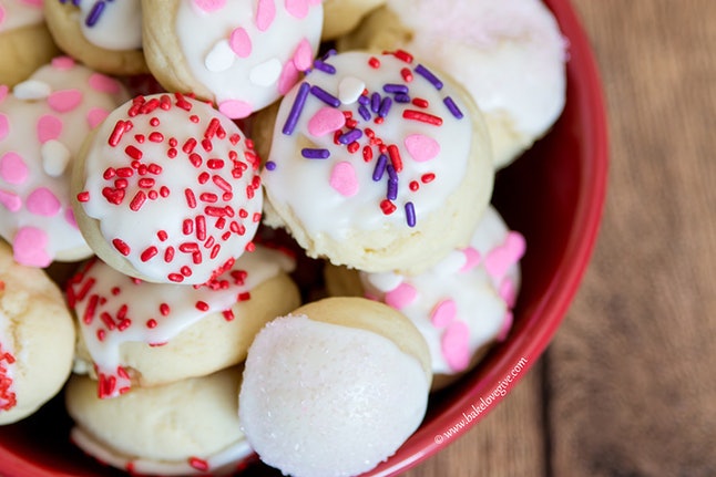 Valentine Italian Cookies.