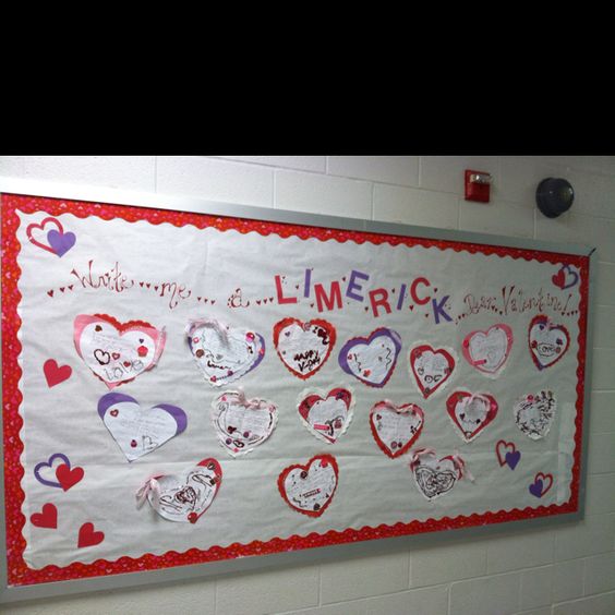 Valentine Limerick Bulletin Board.