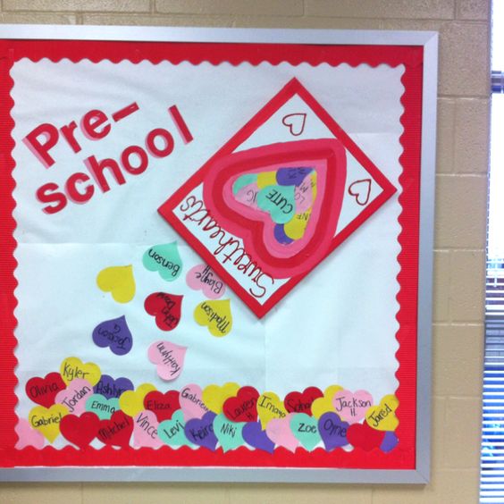Valentines day bulletin board...Would be easy to turn into a why I love Speech board!