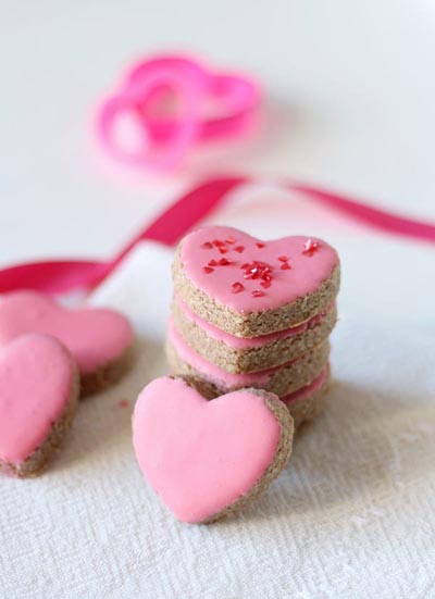 Valentine’s Cinnamon Heart Cookies.