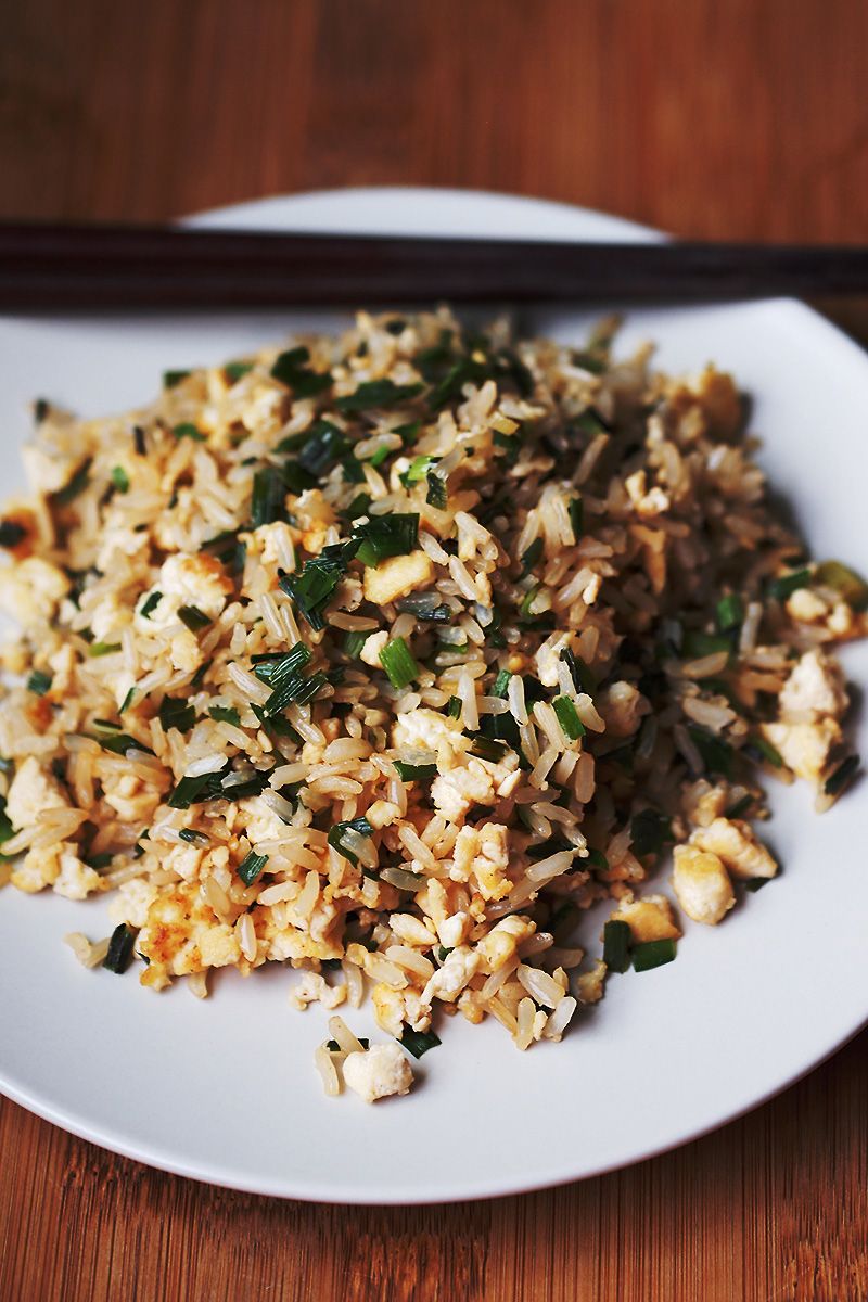 Vegan “Egg” Fried Rice.
