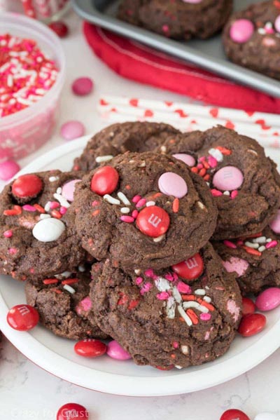 Very Valentine Pudding Cookies.