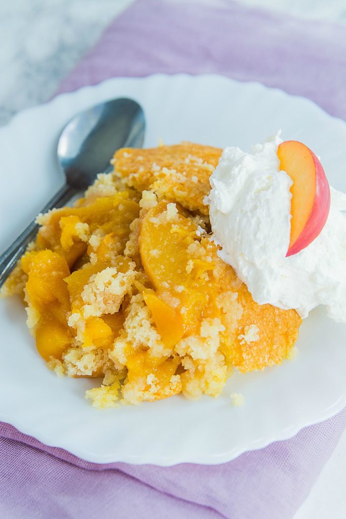 Weight Watchers Peach Cobbler from Midlife Healthy Living