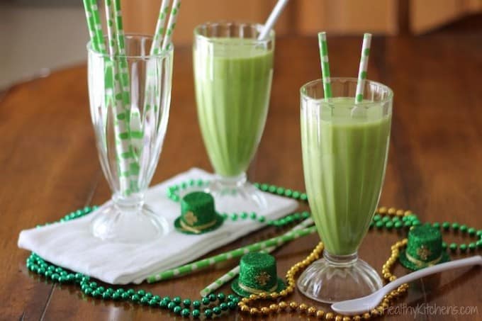 A Healthier Take on the Shamrock Shake – Two Healthy Kitchens