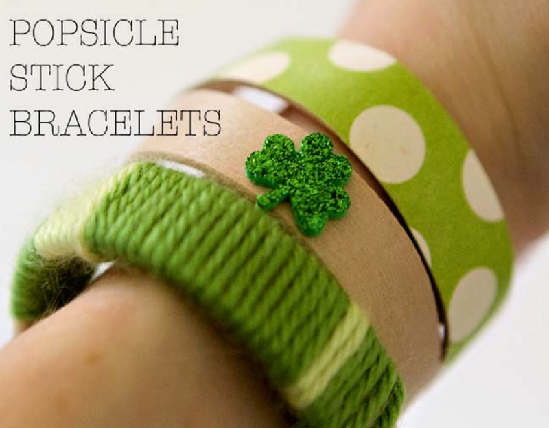 Bracelets for St. Paddys Day from Momtastic