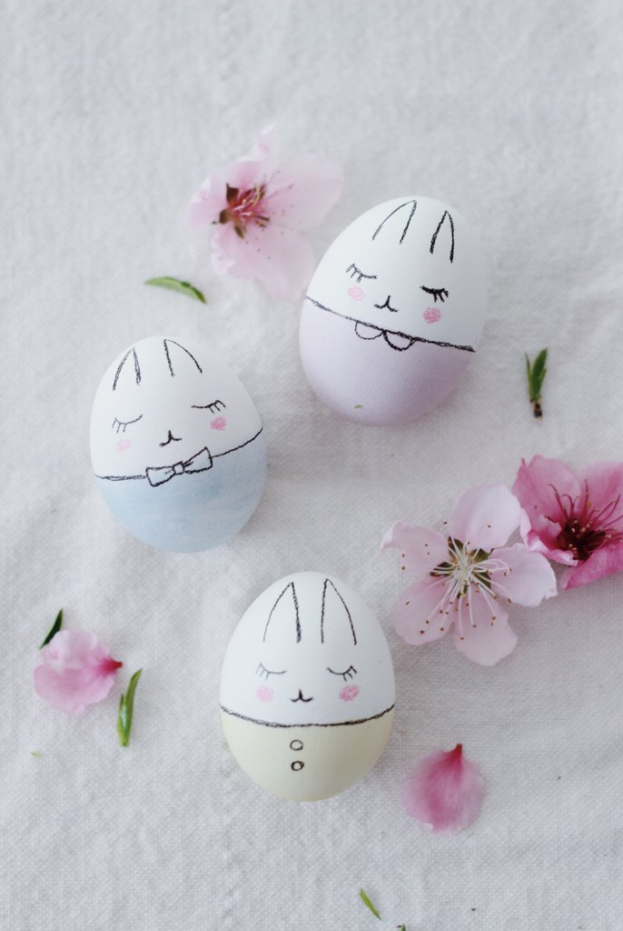 Bunny Easter Eggs DIY.