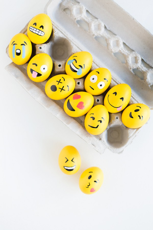 Emoji eggs from Studio DIY
