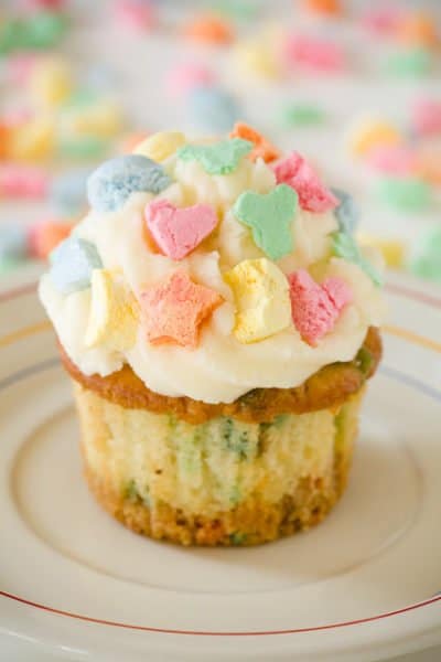 Lucky Charms Cupcakes via Cupcake Project