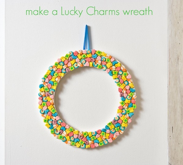 Lucky Charms Wreath.