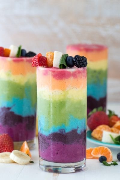 Rainbow Smoothies Via The First Year