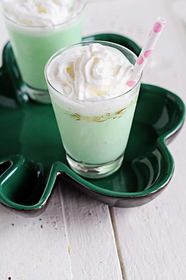 St. Patrick’s Day Grasshopper Ice Cream Cocktail.